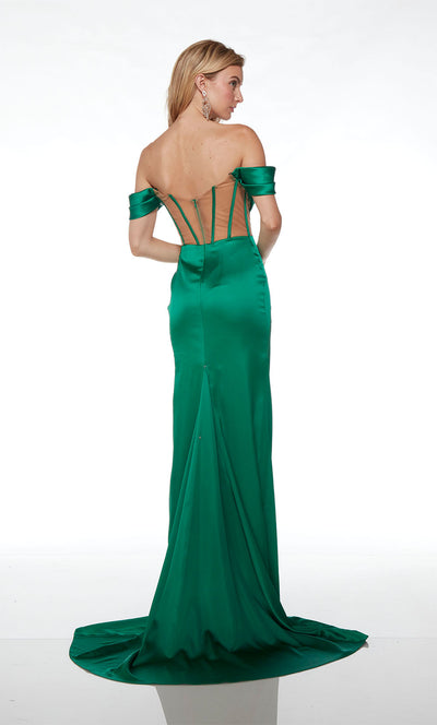 Alyce-61572-Off-The-Shoulder-Neckline-Open-Back-Corset-Satin-Straight-Emerald-Sand-Evening-Dress-B-Chic-Fashions-Prom-Dress