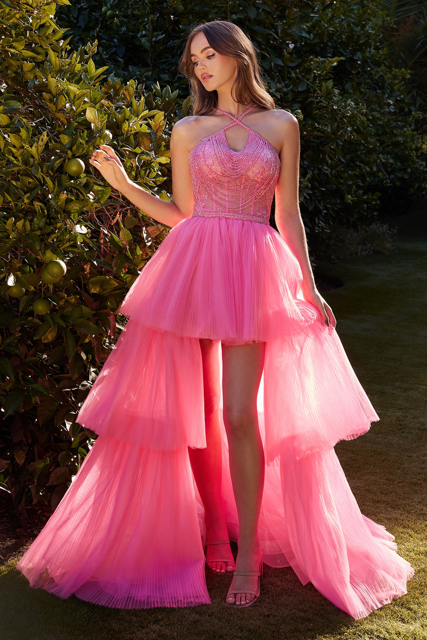 Andrea-and-Leo-A1239-Halter-Neckline-Midrise-Back-High-Slit-Tulle-A-Line-Peony-Pink-Evening-Dress-B-Chic-Fashions-Prom-Dress