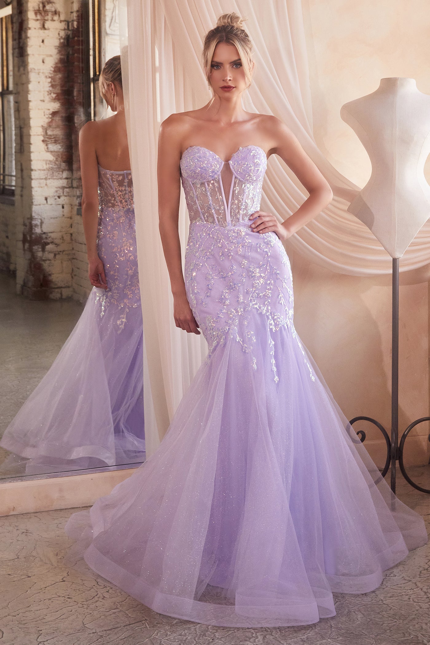 Cinderella Divine CB139 B Chic Fashions Long Dress Evening Gowns