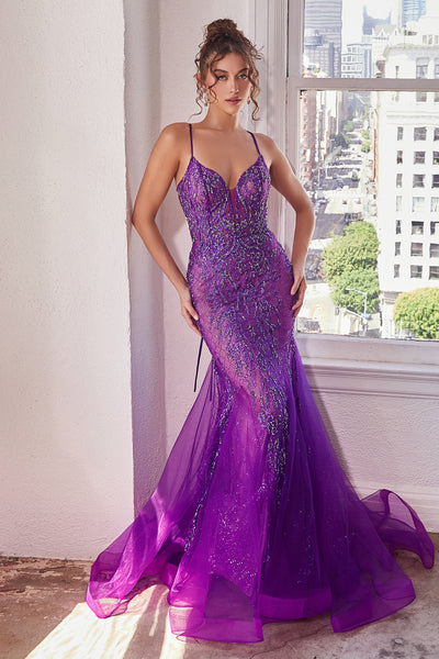 Cinderella Divine CC2253 B Chic Fashions Long Dress Evening Gowns