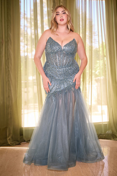 Cinderella Divine CD0214C B Chic Fashions Long Dress Evening Gowns