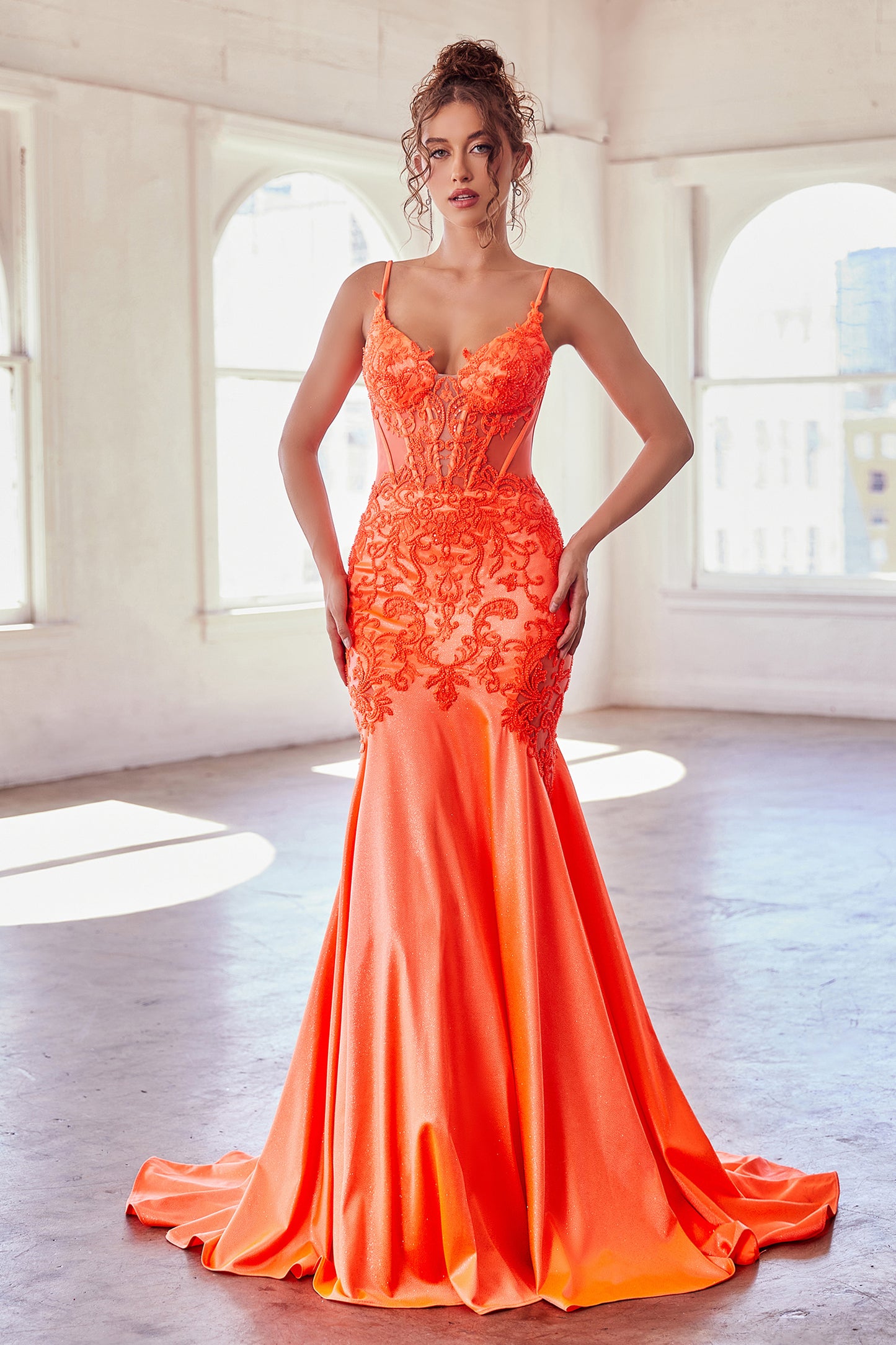 Cinderella Divine CDS470 B Chic Fashions Long Dress Evening Gowns