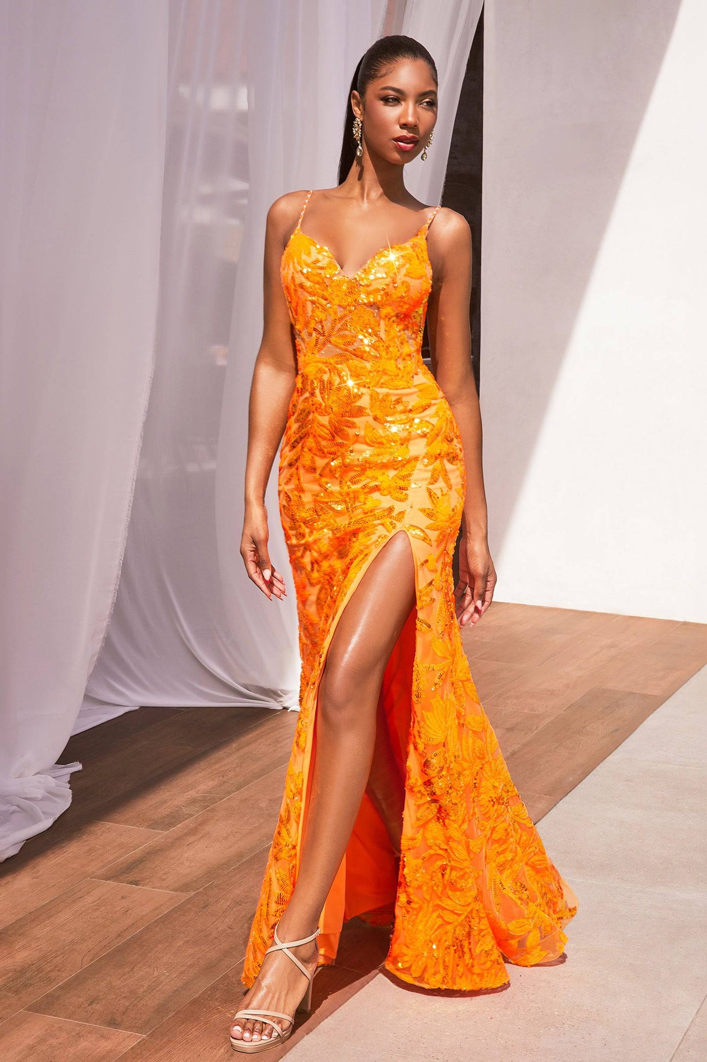 Cinderella Divine CM350 B Chic Fashions Long Dress Evening Gowns
