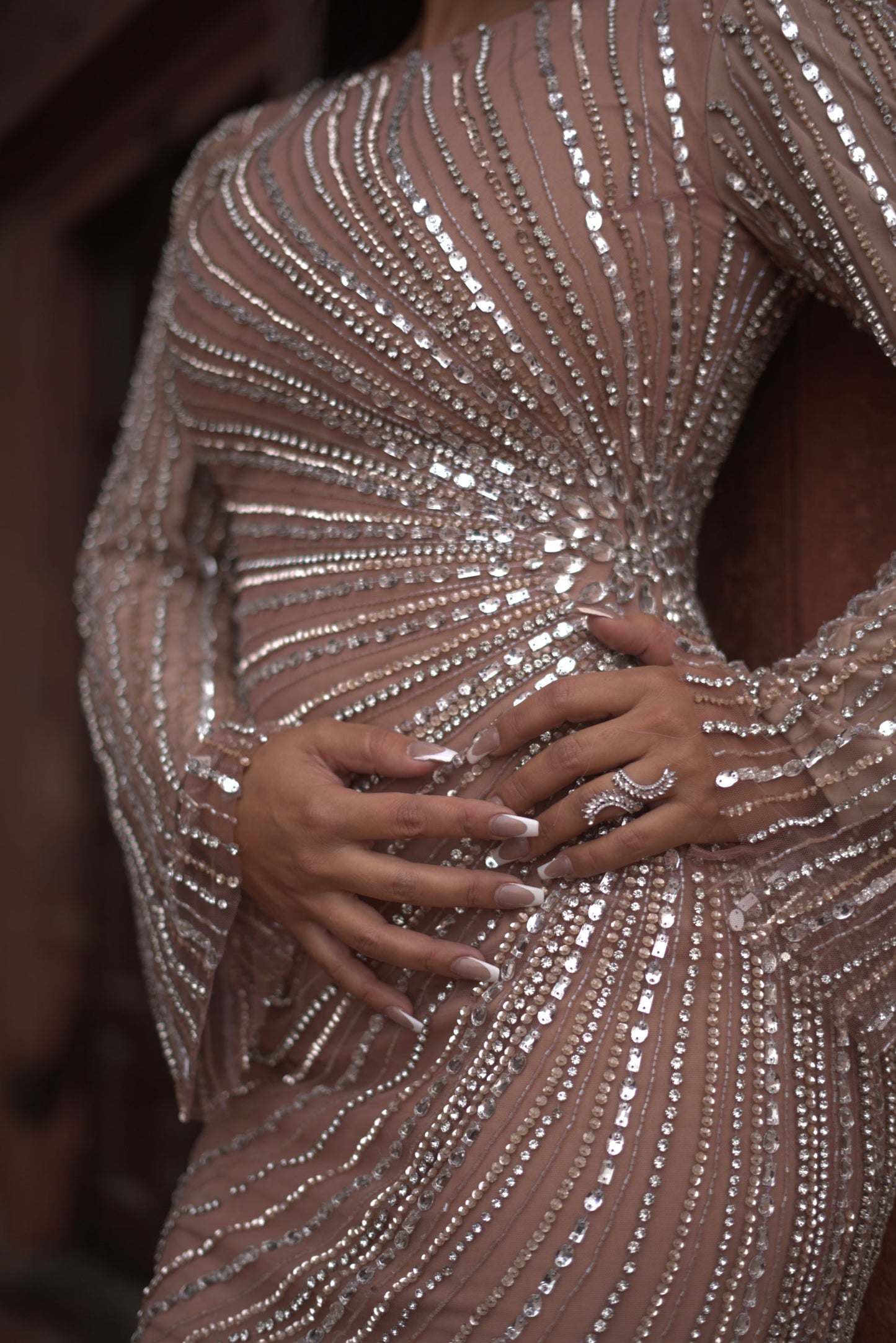 Iyza Belaar Abira Prom Dress - Beige | NewYorkDress Iyza Belaar Abira Prom Dress - Beige | NewYorkDress