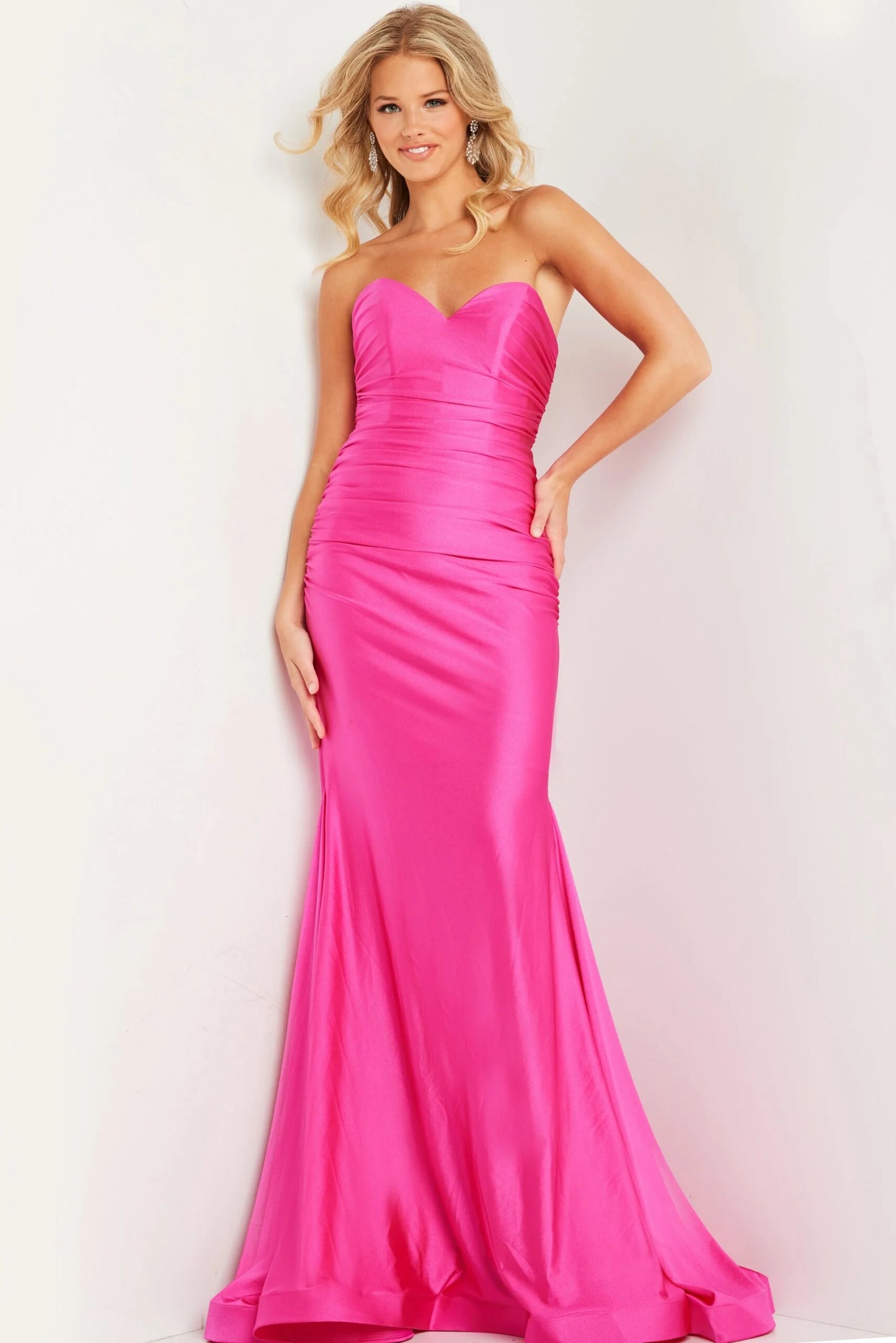 Jovani 37006 Strapless Sweetheart Neckline Fitted Dress