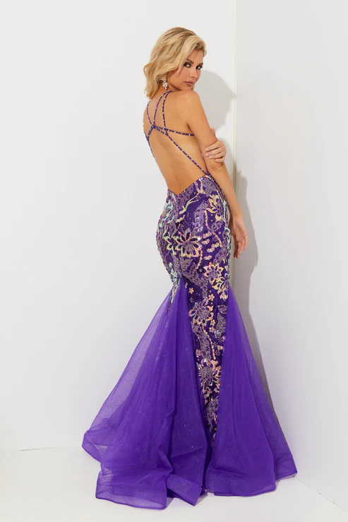 Jasz Couture Dress 7515 Purple / 6 Jasz Couture Dress 7515 Purple / 6