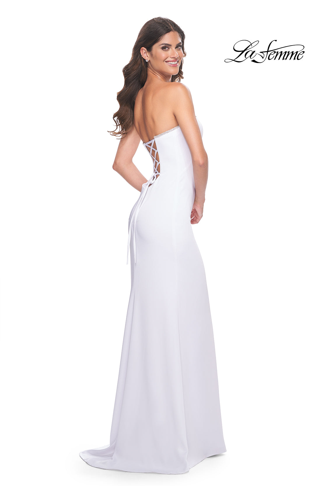 La-Femme-31977-Sweetheart-Neckline-Lace-up-Back-High-Slit-Jersey-Column-Fitted-White-Evening-Dress-B-Chic-Fashions-Prom-Dress