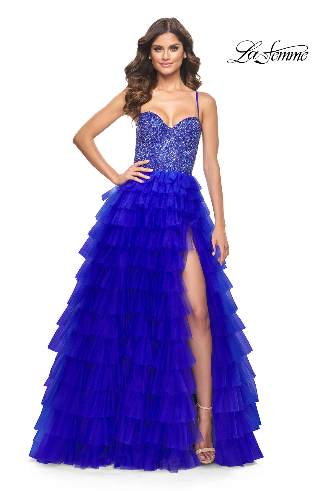 La-Femme-32002-Sweetheart-Neckline-Lace-up-Back-High-Slit-Hot-Stone-Tulle-Ball-Gowns-Royal-Blue-Evening-Dress-B-Chic-Fashions-Prom-Dress