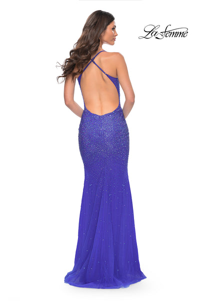 La-Femme-32007-V-Neck-Neckline-Open-Back-Corset-Hot-Stone-Tulle-Fitted-Royal-Blue-Evening-Dress-Chic-Fashions-Prom-Dress