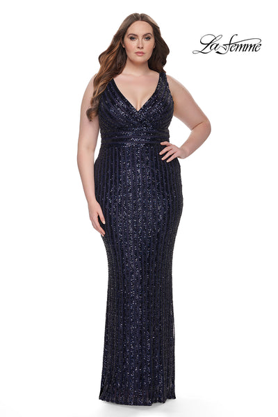 sequin party dress size 16 plus size sequin party dress Plus Size Sequin Mermaid Formal Prom Long  Dress by LaDivine CD0214C