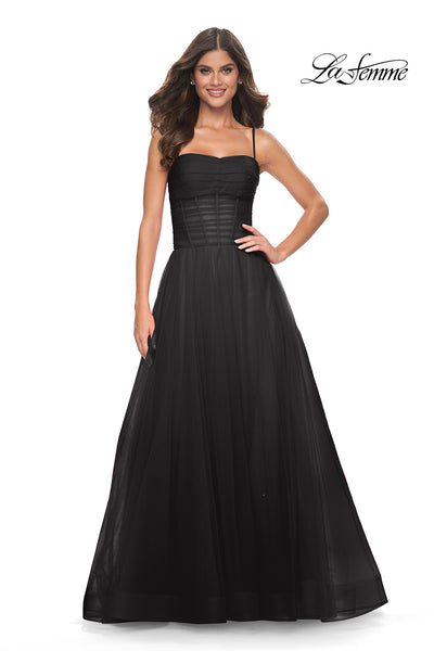 La-Femme-32017-Sweetheart-Neckline-Zipper-Back-High-Slit-Tulle-A-Line-Black-Evening-Dress-B-Chic-Fashions-Prom-Dress