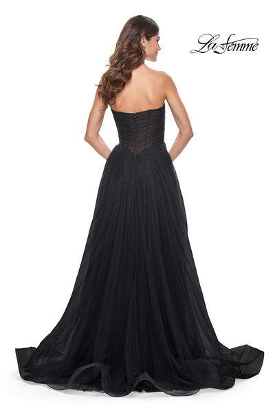 La-Femme-32029-Square-Neckline-Zipper-Back-Corset-Hot-Stone-Tulle-A-Line-Black-Evening-Dress-B-Chic-Fashions-Prom-Dress