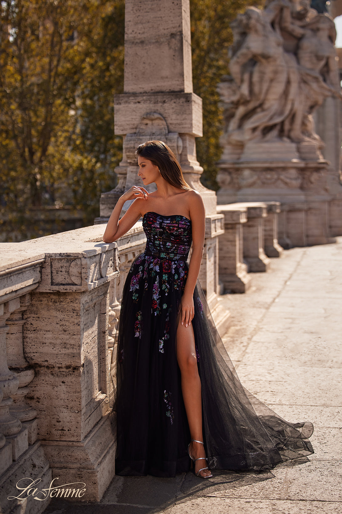 La-Femme-32072-Sweetheart-Neckline-Zipper-Back-High-Slit-Print-Sequin-Tulle-A-Line-Black-Evening-Dress-B-Chic-Fashion-Prom-Dress