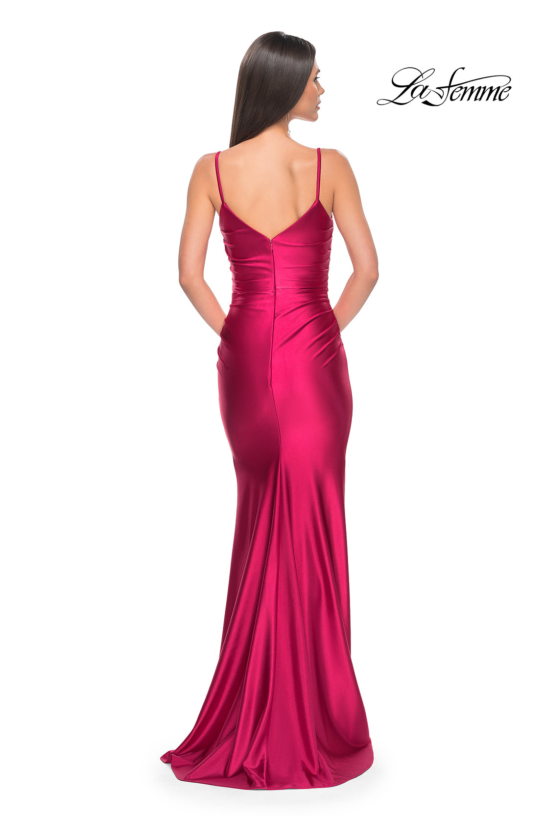 La Femme 32075 Dress | La Femme Dresses | Formal Approach 00 / Bronze La Femme 32075 Dress | La Femme Dresses | Formal Approach 00 / Bronze