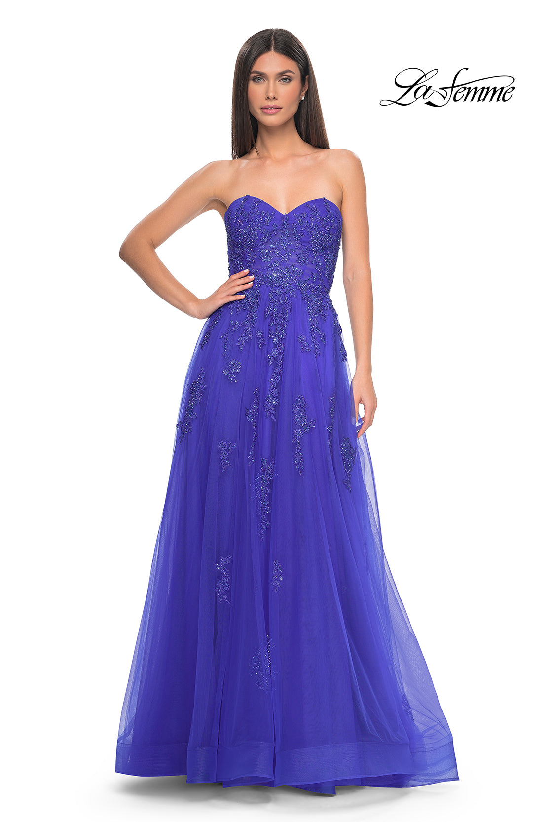 La-Femme-32084-Sweetheart-Neckline-Lace-up-Back-High-Slit-Lace-Tulle-A-Line-Royal-Blue-Evening-Dress-B-Chic-Fashions-Prom-Dress