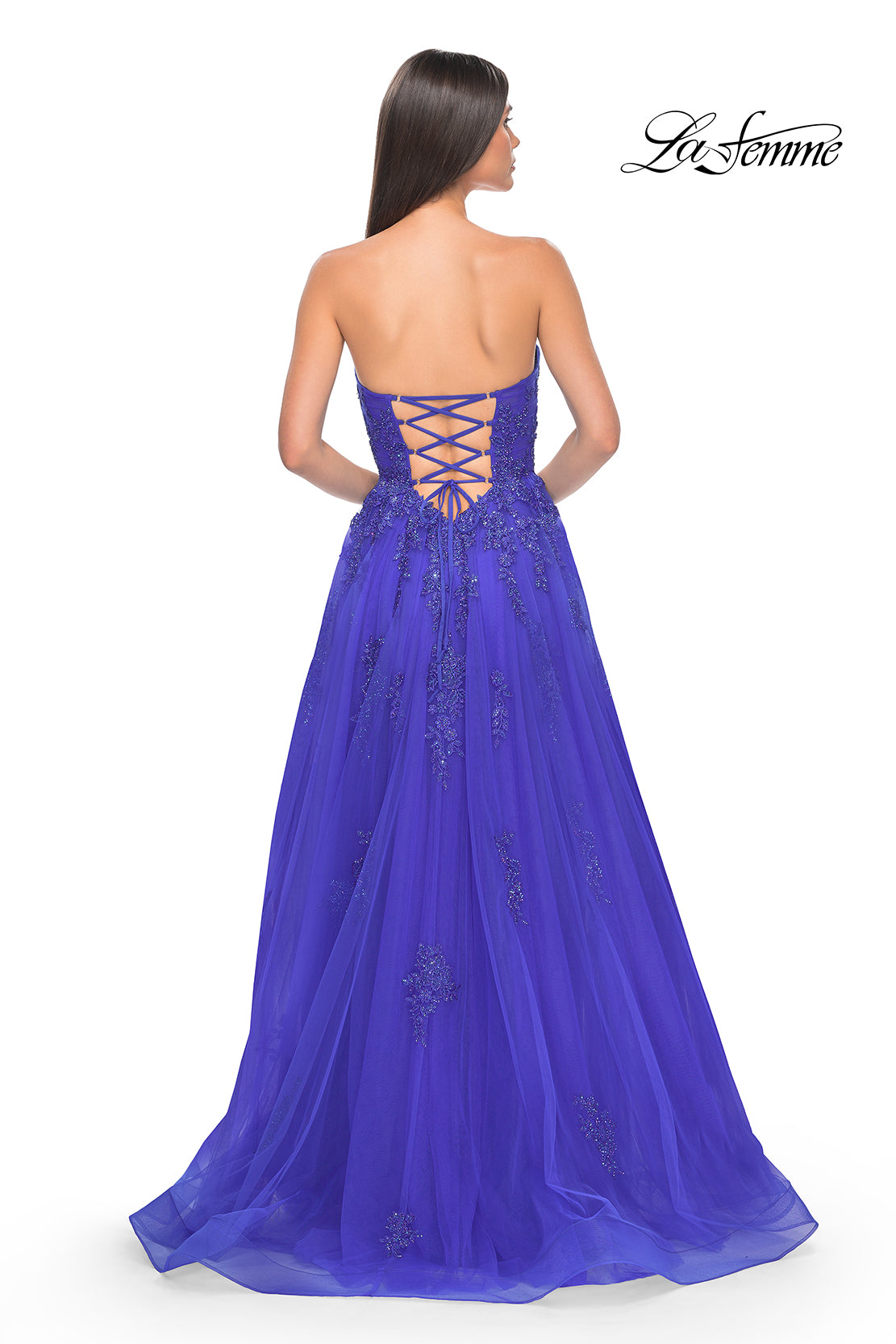 La-Femme-32084-Sweetheart-Neckline-Lace-up-Back-High-Slit-Lace-Tulle-A-Line-Royal-Blue-Evening-Dress-B-Chic-Fashions-Prom-Dress