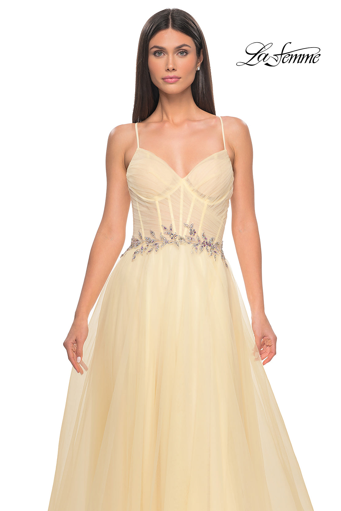 La-Femme-32117-Sweetheart-Neckline-Lace-up-Back-Corset-Beaded-Tulle-A-Line-Pale-Yellow-Evening-Dress-B-Chic-Fashions-Prom-Dress