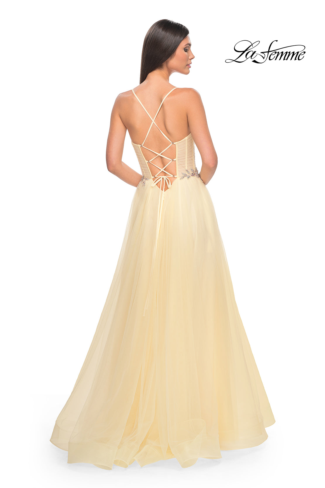 La-Femme-32117-Sweetheart-Neckline-Lace-up-Back-Corset-Beaded-Tulle-A-Line-Pale-Yellow-Evening-Dress-B-Chic-Fashions-Prom-Dress