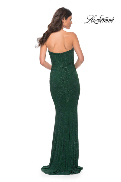 La-Femme-32141-Square-Neckline-Zipper-Back-Ruched-Hot-Stone-Jersey-Column-Fitted-Emerald-Evening-Dress-B-Chic-Fashion-Prom-Dress
