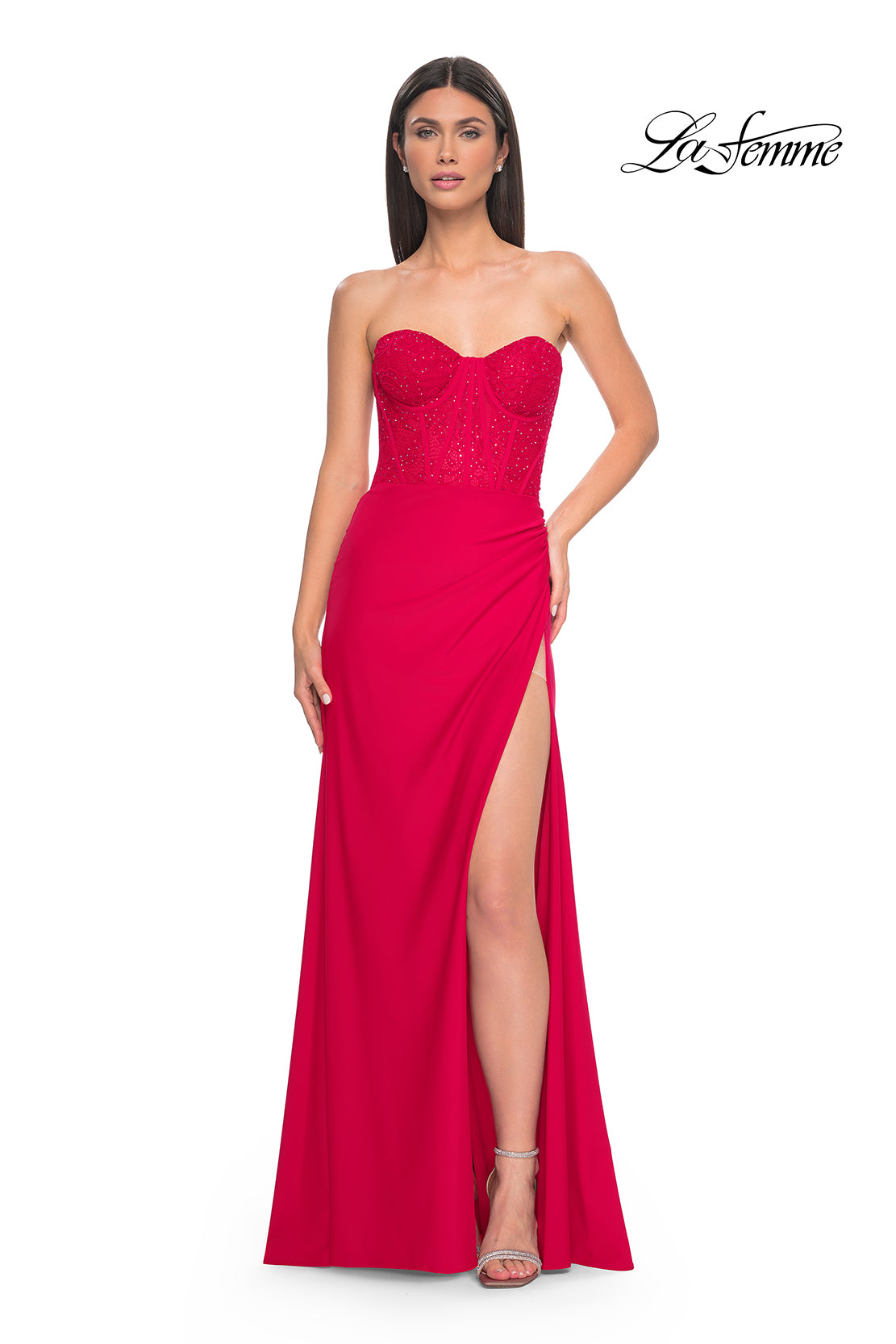 La-Femme-32234-Sweetheart-Neckline-Lace-up-Back-High-Slit-Lace-Jersey-Fitted-Red-Evening-Dress-B-Chic-Fashions-Prom-Dress