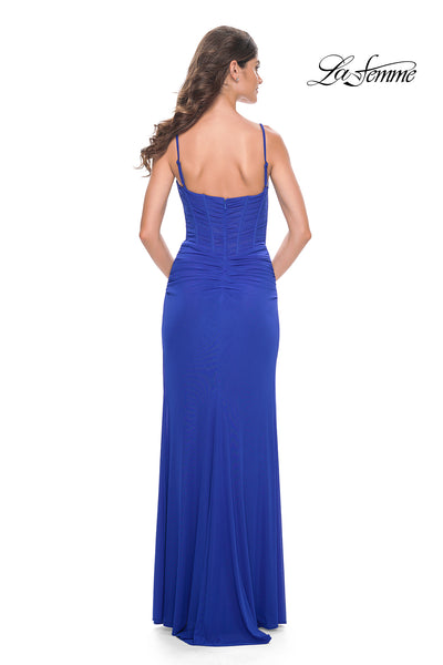 La-Femme-32239-V-Neck-Neckline-Zipper-Back-High-Slit-Net-Jersey-Fitted-Royal-Blue-Evening-Dress-B-Chic-Fashions-Prom-Dress
