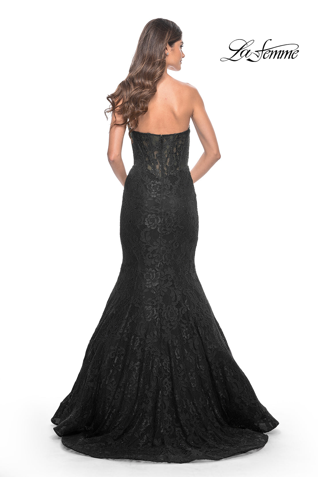 La-Femme-32249-Sweetheart-Neckline-Zipper-Back-Corset-Lace-Mermaid-Fitted-Black-Evening-Dress-B-Chic-Fashions-Prom-Dress