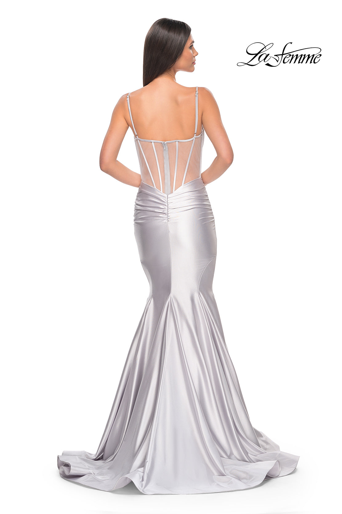 La-Femme-32269-Sweetheart-Neckline-Zipper-Back-Corset-Liquid-Jersey-Mermaid-Fitted-Silver-Evening-Dress-B-Chic-Fashions-Prom-Dress