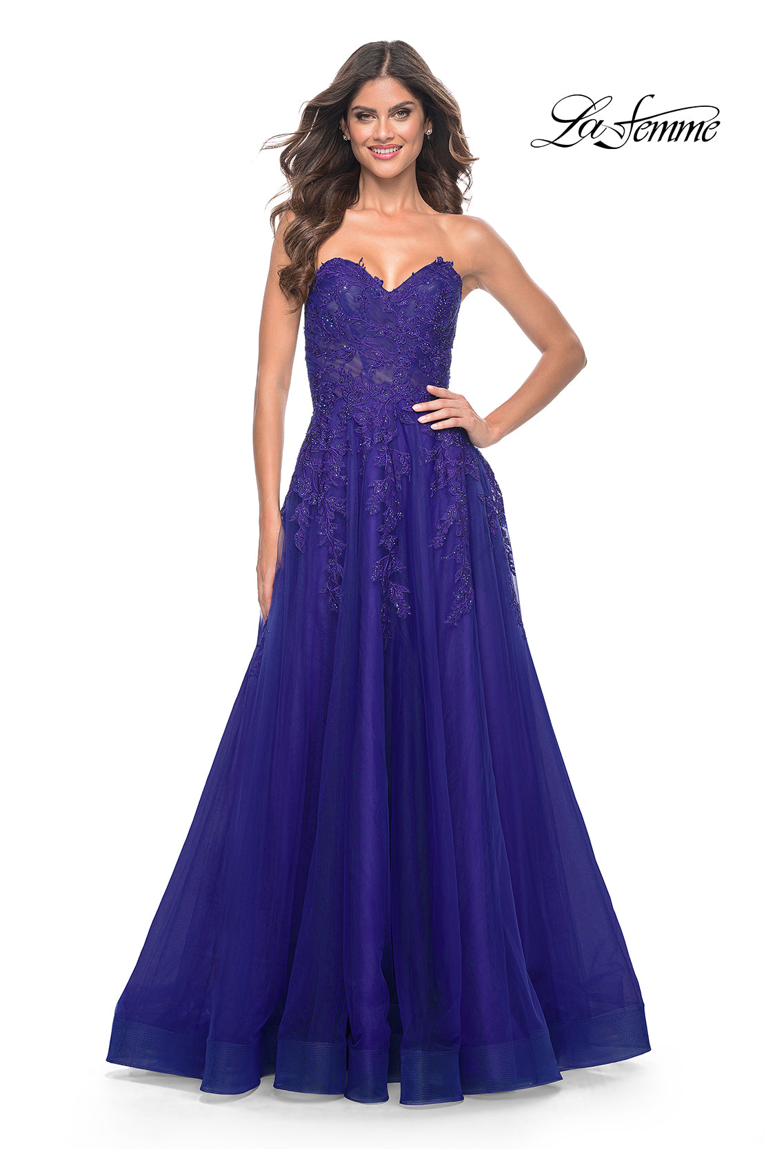 La-Femme-32304-Sweetheart-Neckline-Lace-up-Back-High-Slit-Lace-Tulle-A-Line-Indigo-Evening-Dress-B-Chic-Fashions-Prom-Dress