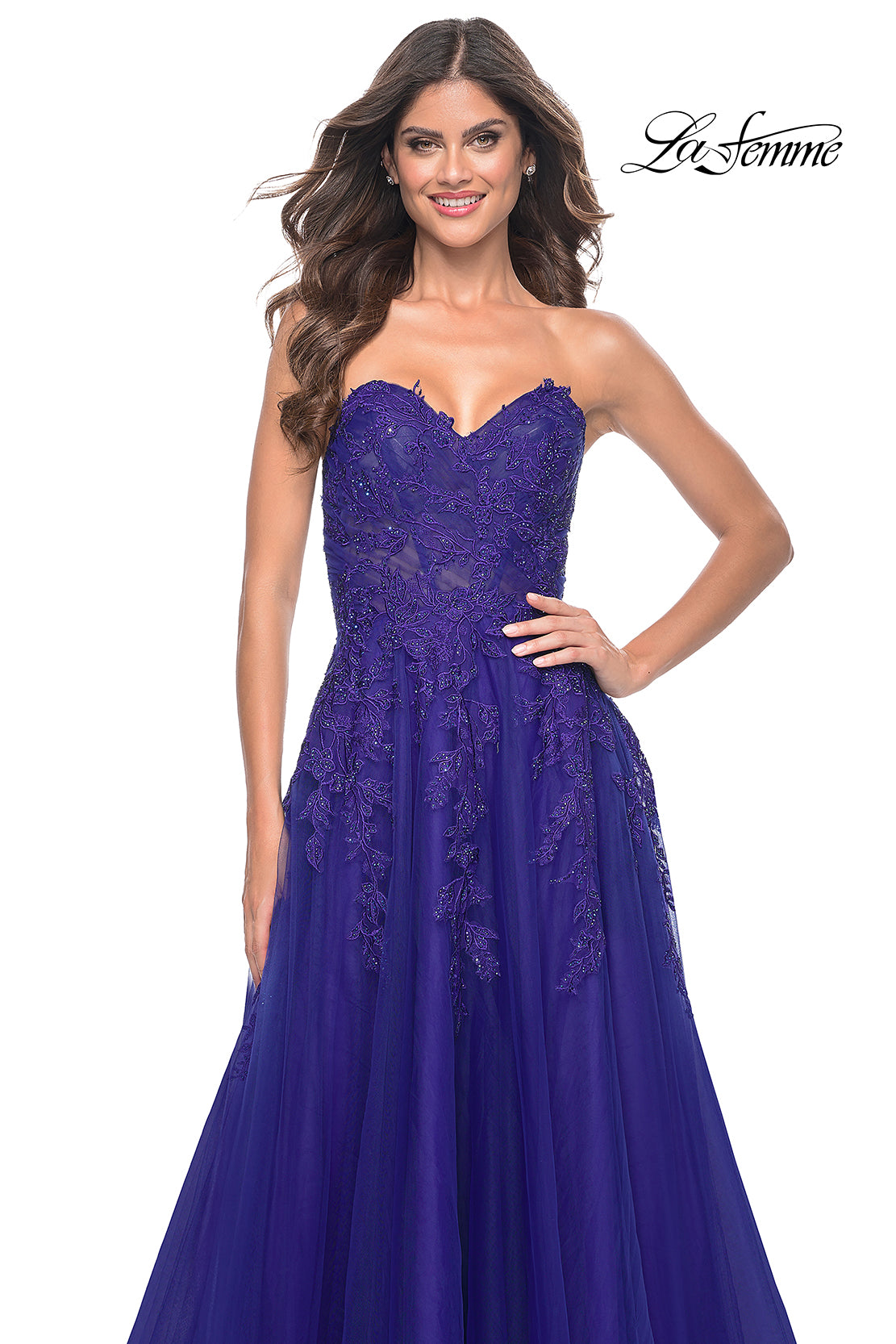 La-Femme-32304-Sweetheart-Neckline-Lace-up-Back-High-Slit-Lace-Tulle-A-Line-Indigo-Evening-Dress-B-Chic-Fashions-Prom-Dress