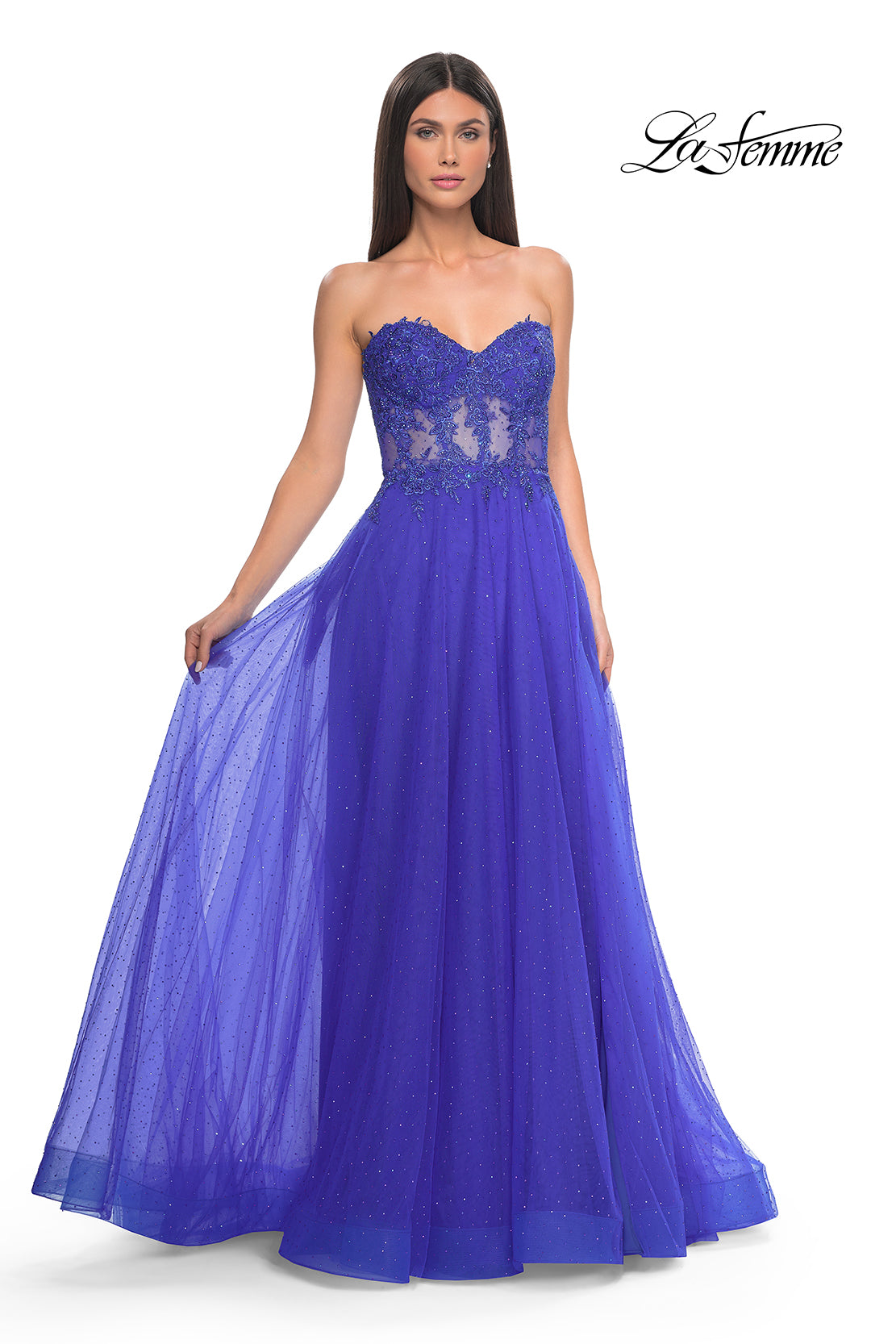 La-Femme-32313-Sweetheart-Neckline-Zipper-Back-High-Slit-Lace-Tulle-A-Line-Royal-Blue-Evening-Dress-B-Chic-Fashions-Prom-Dress