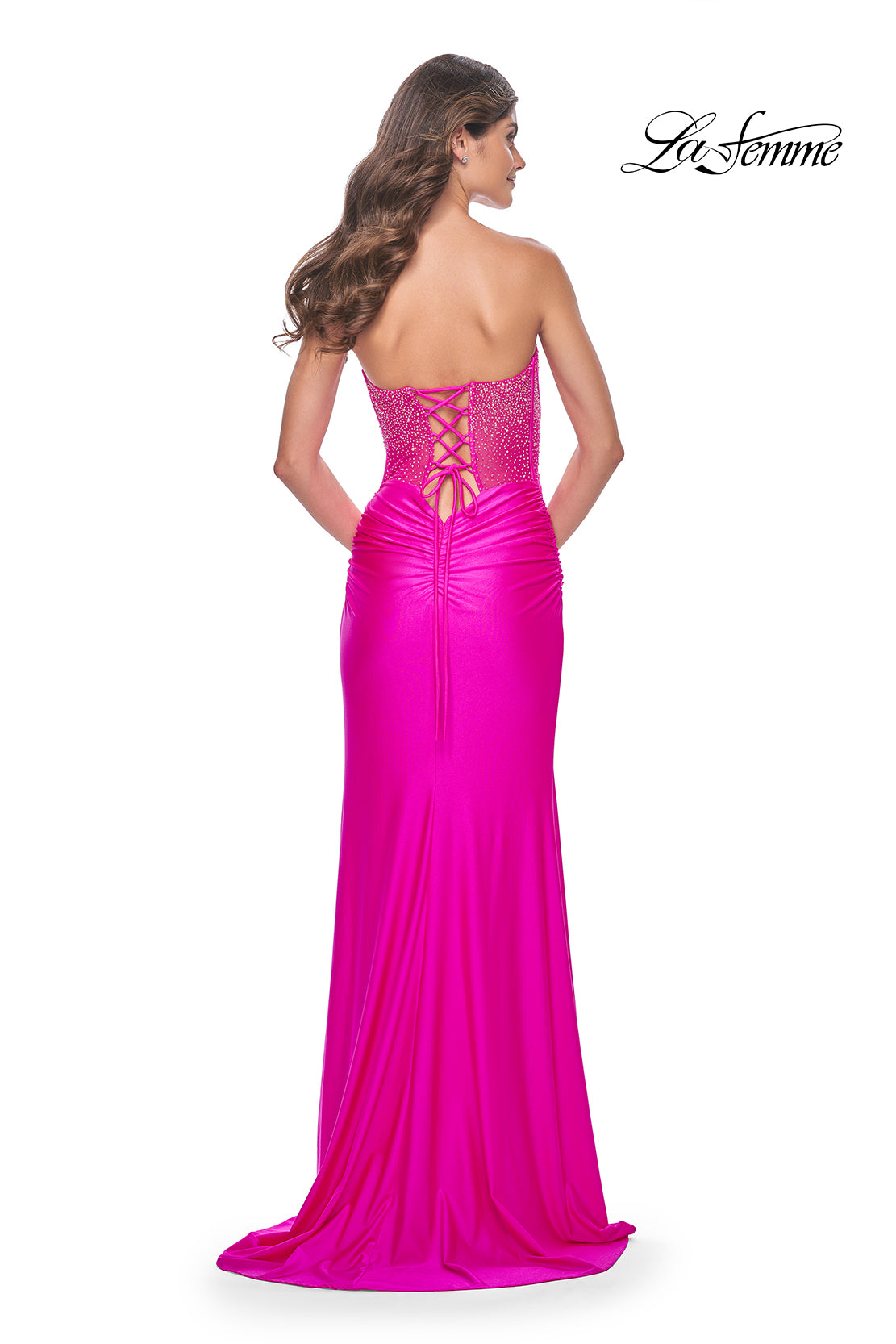 La-Femme-32326-Sweetheart-Neckline-Lace-up-Back-Corset-Hot-Stone-Jersey-Column-Fitted-Hot-Fuchsia-Evening-Dress-B-Chic-Fashions-Prom-Dress