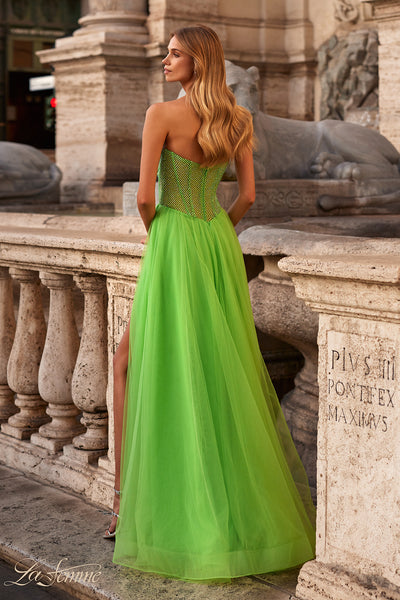 La-Femme-32445-Sweetheart-Neckline-Zipper-Back-High-Slit-Hot-Stone-Fishnet-Tulle-A-Line-Bright-Green-Evening-Dress-B-Chic-Fashions-Prom-Dress