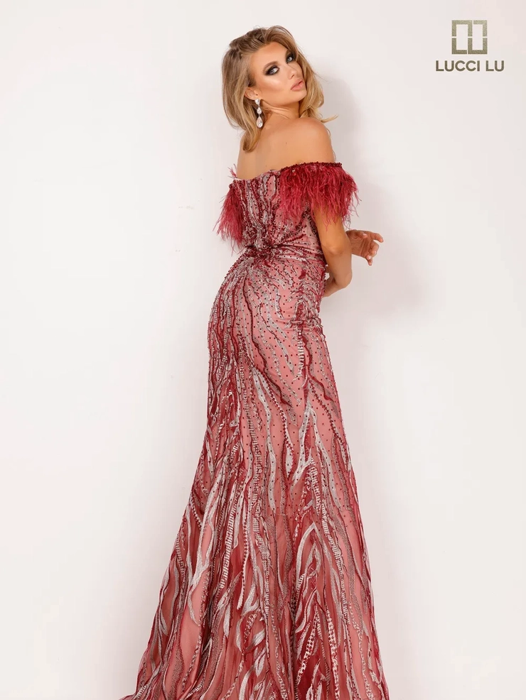 Lucci-Lu-1203-Sweetheart-Neckline-Open-Back-High-Slit-Embroidered-Tulle-Fit-N-Flare-Burgundy-Evening-Dress-B-Chic-Fashions-Prom-Dress