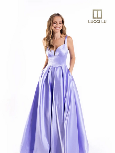 Lucci-Lu-1259-Plunging-Sweetheart-Neckline-Open-Back-Pockets-Satin-Ball-Gowns-Lilac-Evening-Dress-B-Chic-Fashions-Prom-Dress
