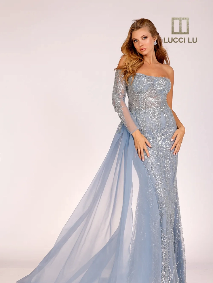 Lucci-Lu-1285-Straight-Neckline-Open-Back-Train-Tulle-Fit-N-Flare-Powder-Blue-Evening-Dress-B-Chic-Fashions-Prom-Dress