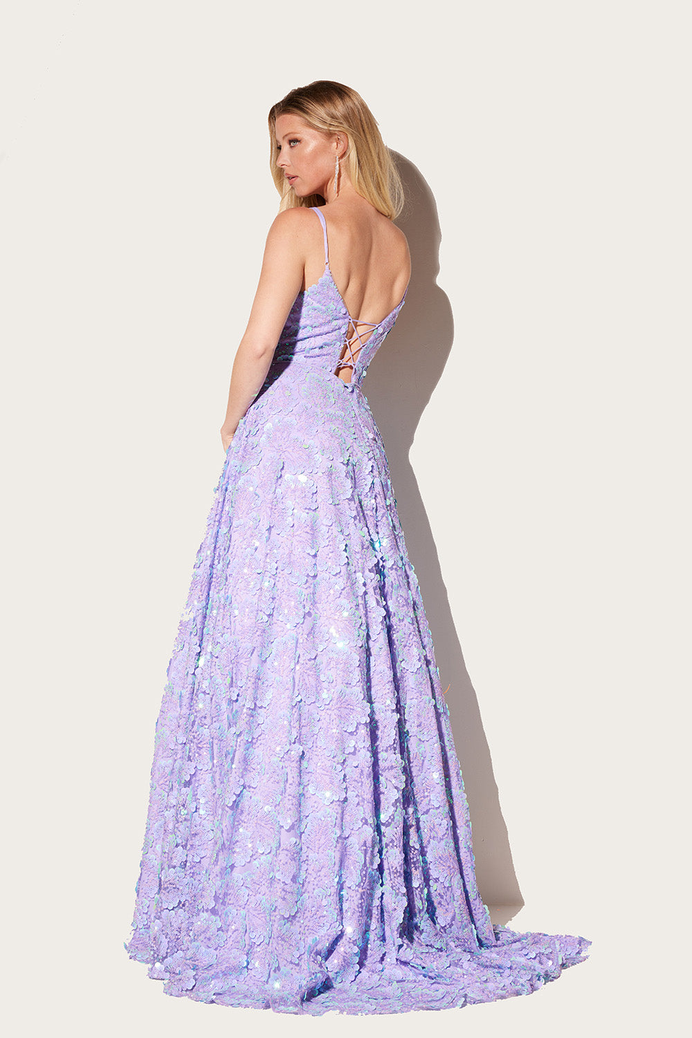 Lucci-Lu-1325-V-Neck-Neckline-Open-Back-High-Slit-Embroidered-Tulle-A-Line-Lilac-Evening-Dress-B-Chic-Fashions-Prom-Dress