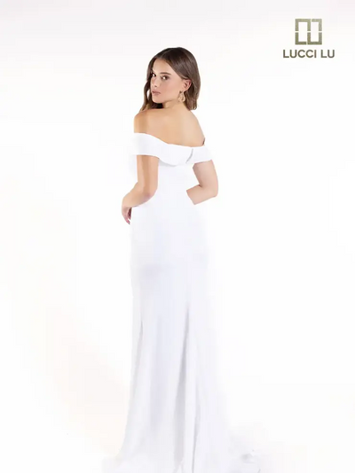 Lucci-Lu-8262-Sweetheart-Neckline-Zipper-Back-HighSlit-Stretch-Crepe-Fit-N-Flare-White-Evening-Dress-B-Chic-Fashions-Prom-Dress