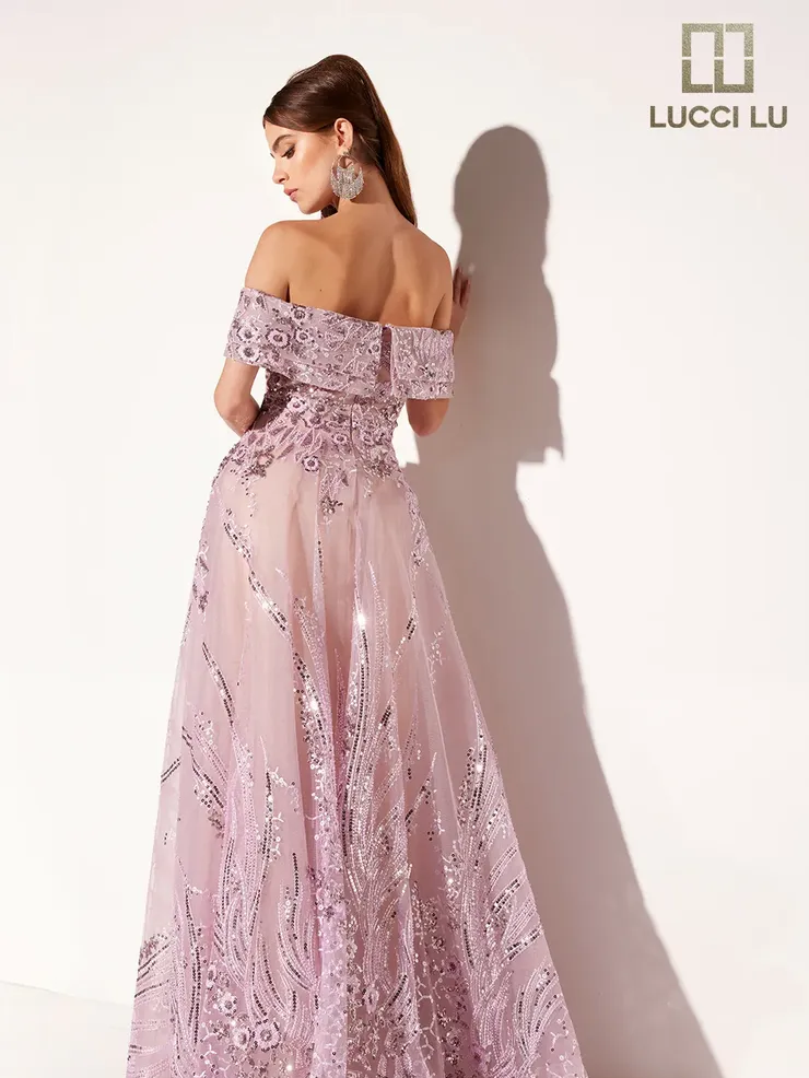 Lucci-Lu-C8035-V-Neck-Neckline-Open-Back-Sweep-Train-Beaded-Tulle-A-Line-Mauve-Evening-Dress-B-Chic-Fashions-Prom-Dress