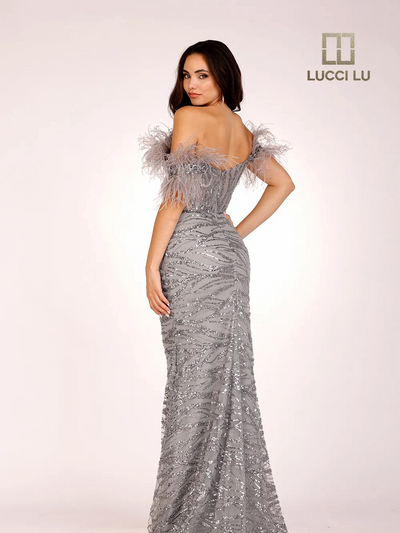 Lucci-Lu-C8040-Sweetheart-Neckline-Open-Back-Sweep-Train-Embroidered-Tulle-Fit-N-Flare-Platinum-Evening-Dress-B-Chic-Fashions-Prom-Dress