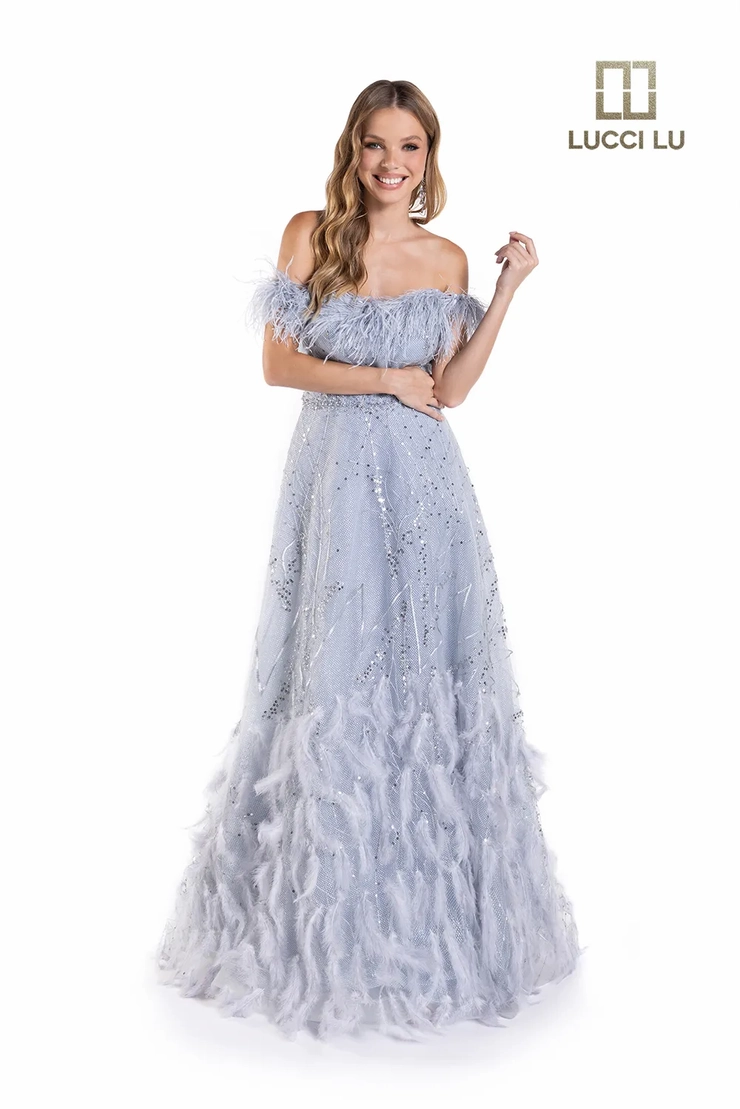 Lucci-Lu-C8052-Straight-Neckline-Open-Back-Sweep-Train-Embroidered-Tulle-A-Line-Slate-Blue-Evening-Dress-B-Chic-Fashions-Prom-Dress
