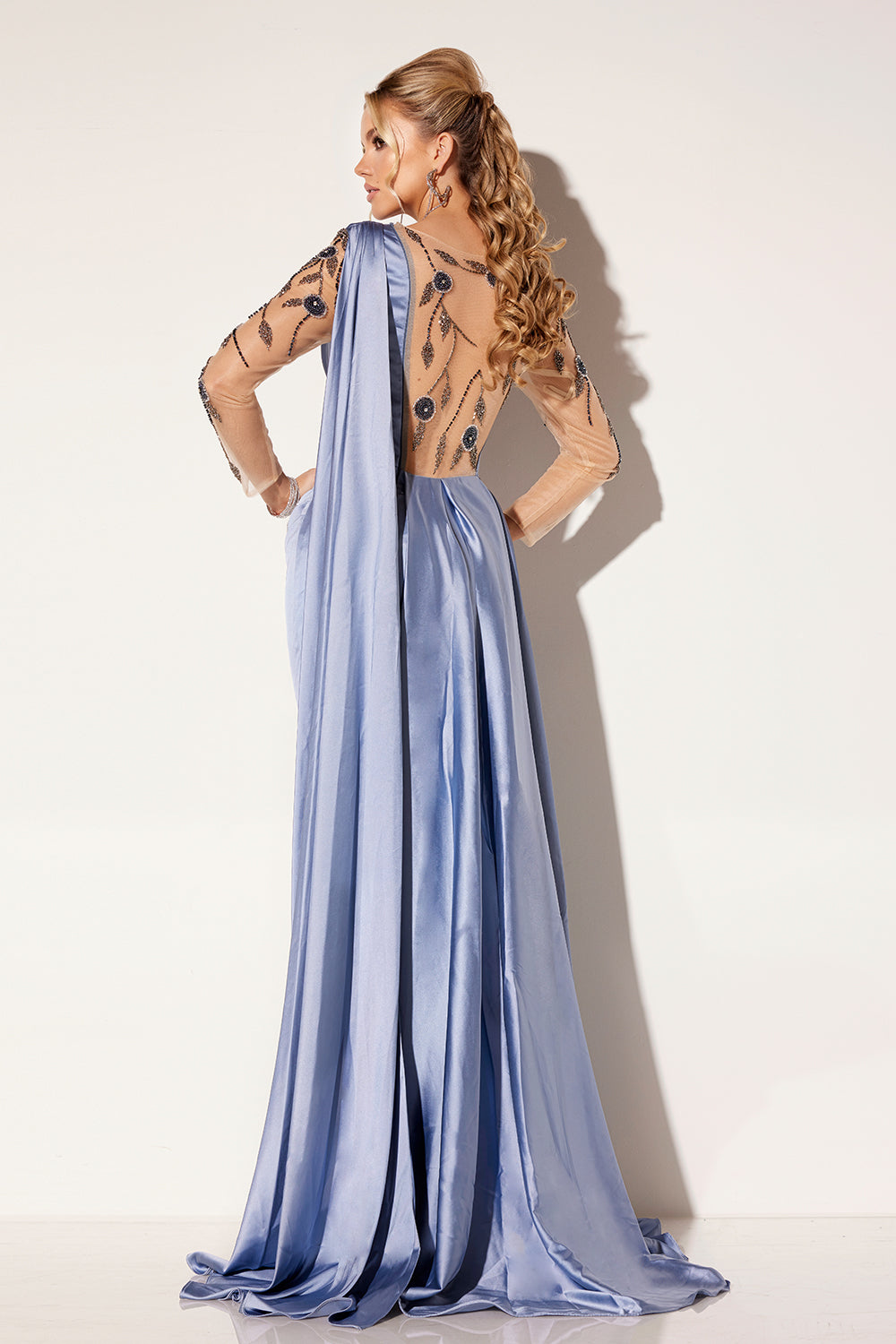 Lucci-Lu-C8066-One-Shoulder-Neckline-Mesh-Back-Sweep-Train-Satin-Mermaid-Periwinkle-Evening-Dress-B-Chic-Fashions-Prom-Dress