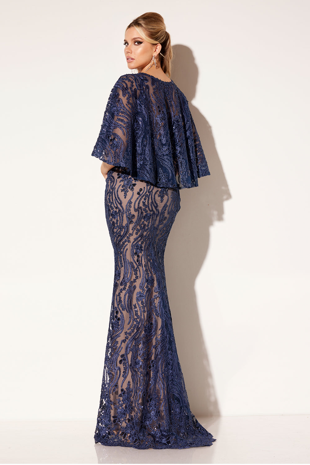Lucci-Lu-C8086-Deep-V-Neckline-Open-Back-Sweep-Train-Embroidered-Tulle-Mermaid-Navy-Evening-Dress-B-Chic-Fashions-Prom-Dress