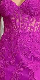 Sherri Hill 55467 Sweetheart Lace Embroidered Strapless Corset Dress B Chic Fashions Long Dress Evening Gowns