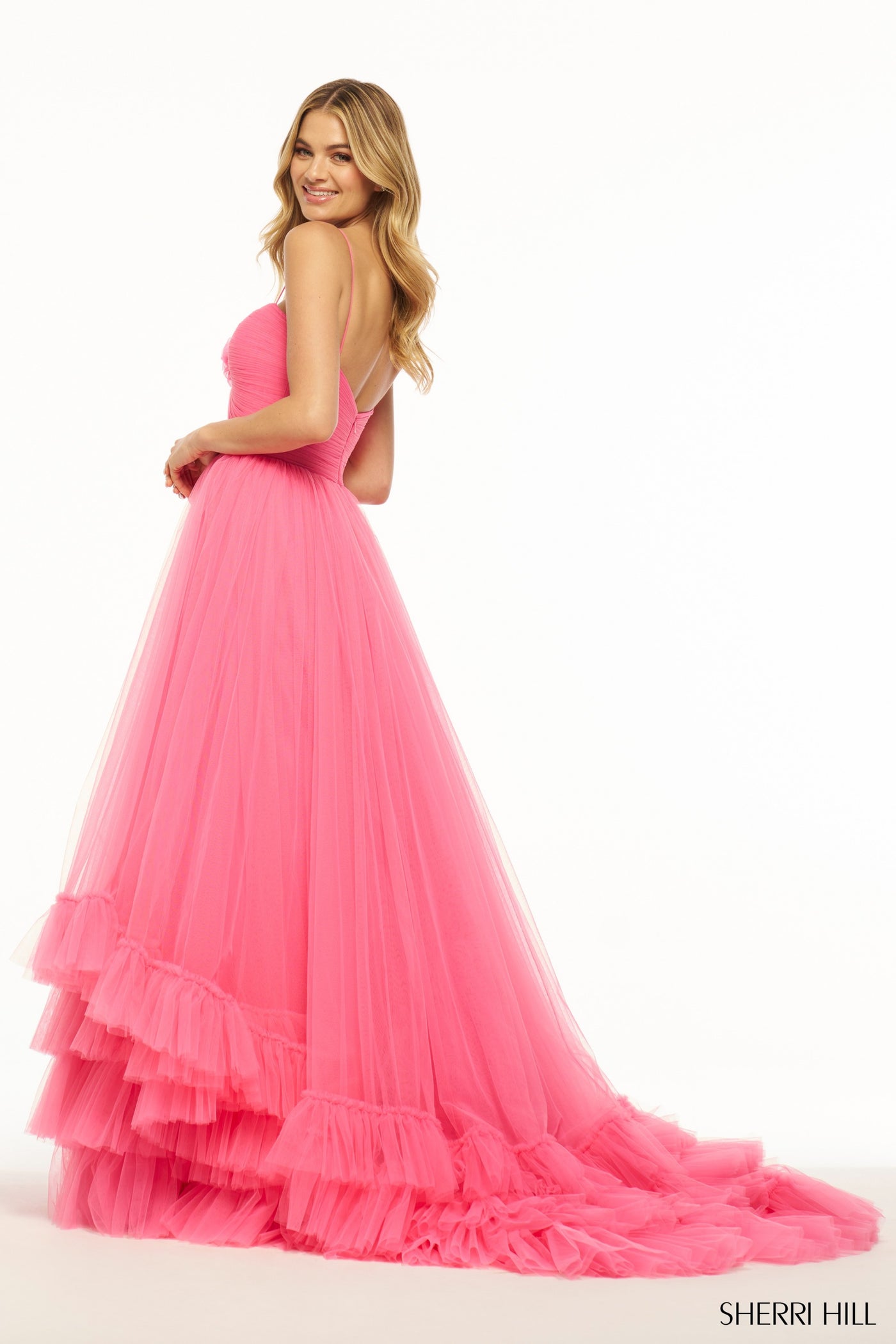 Sherri-Hill-55982-Sweetheart-Neckline-A-line-Gown-Tulle-Fabric-Candy-Pink-Long-Dress-Evening-Gown-Prom-Dress-Sherri-Hill