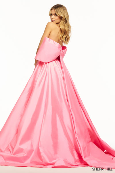 Sherri-Hill-56016-Square-Neckline-Ball-Gowns-Taffeta-Fabric-Candy-Pink-Long-Dress-Evening-Gown-Prom-Dress-Sherri-Hill-2024