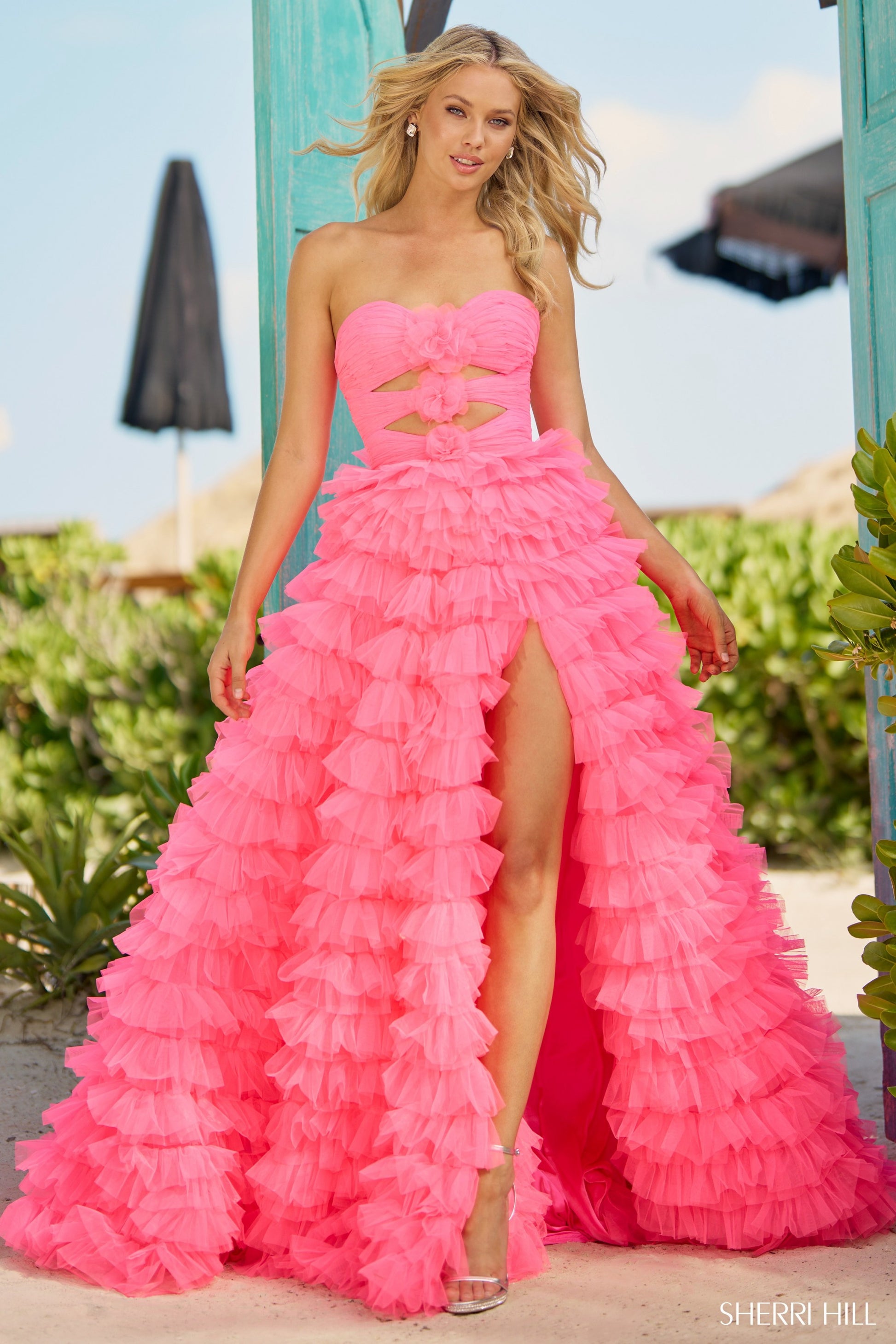 Sherri-Hill-56067-Sweetheart-Neckline-Ball-Gown-Tulle-Fabric-Neon-Pink-Long-Dress-Evening-Gown-Prom-Dress-Sherri-Hill-2024