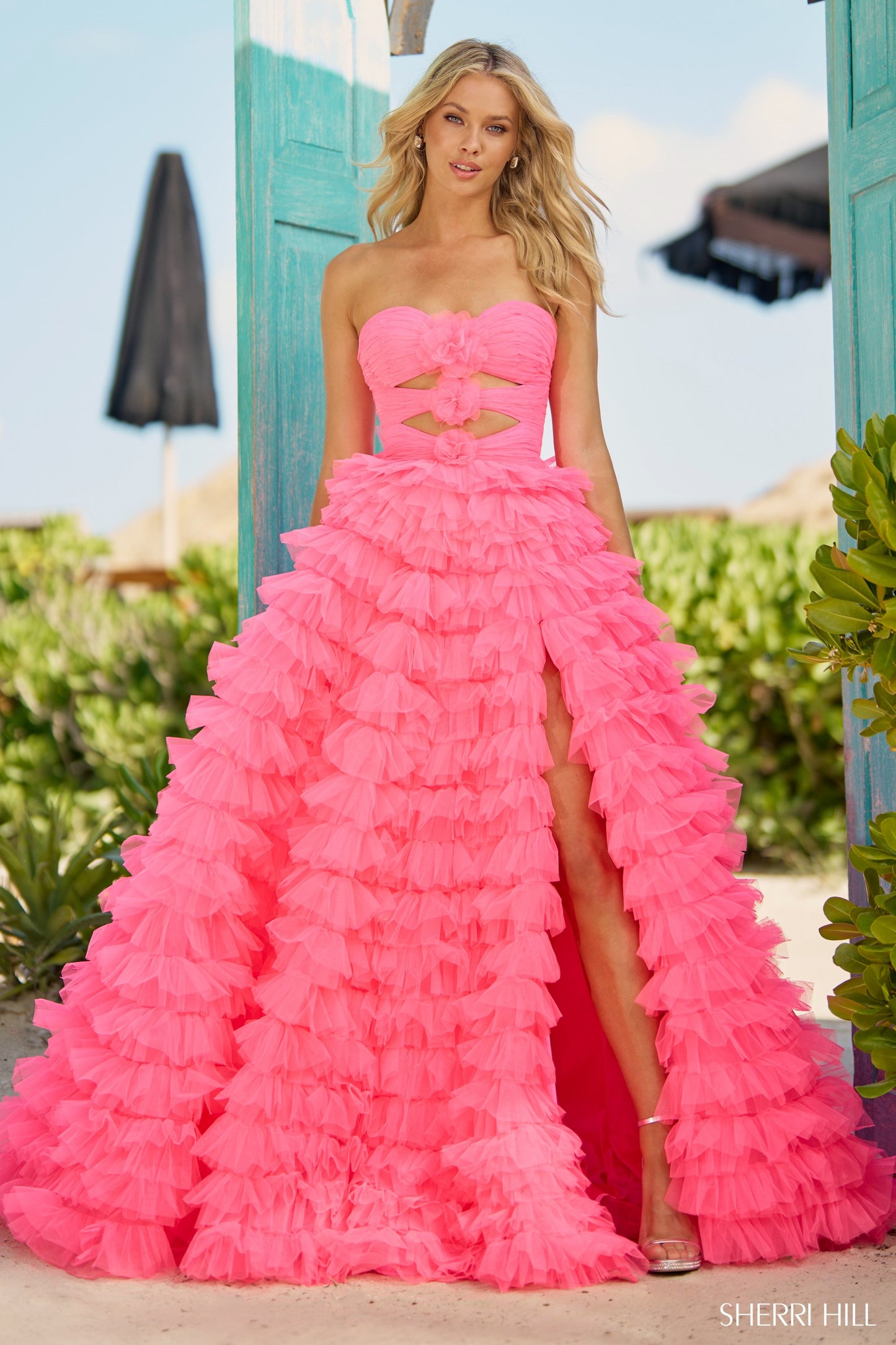 Sherri-Hill-56067-Sweetheart-Neckline-Ball-Gown-Tulle-Fabric-Neon-Pink-Long-Dress-Evening-Gown-Prom-Dress-Sherri-Hill-2024