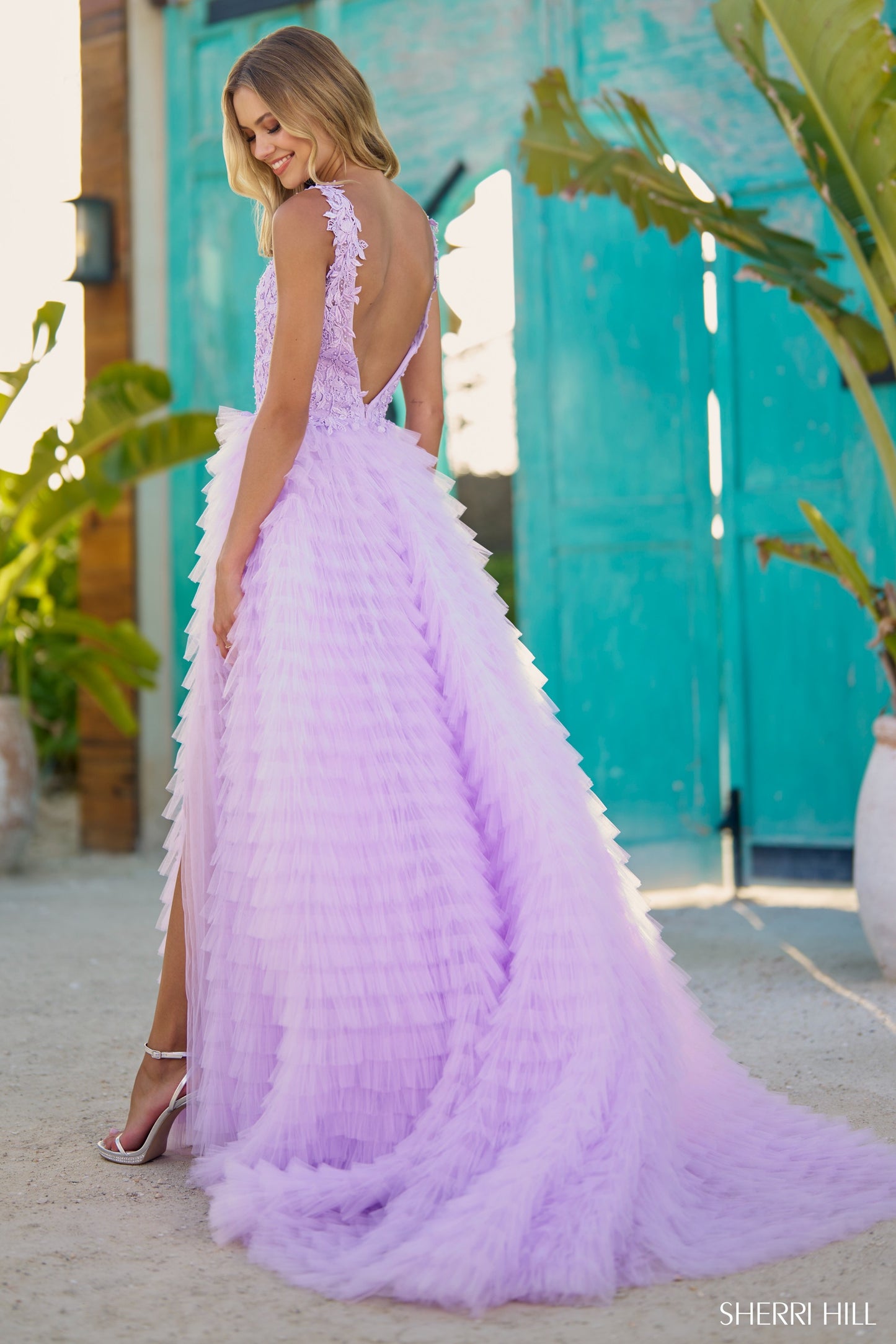 Sherri-Hill-56086-V-Neck-Neckline-Ball-Gown-Tulle-Lace-Fabric-Lilac-Long-Dress-Evening-Gown-Prom-Dress-Sherri-Hill-2024