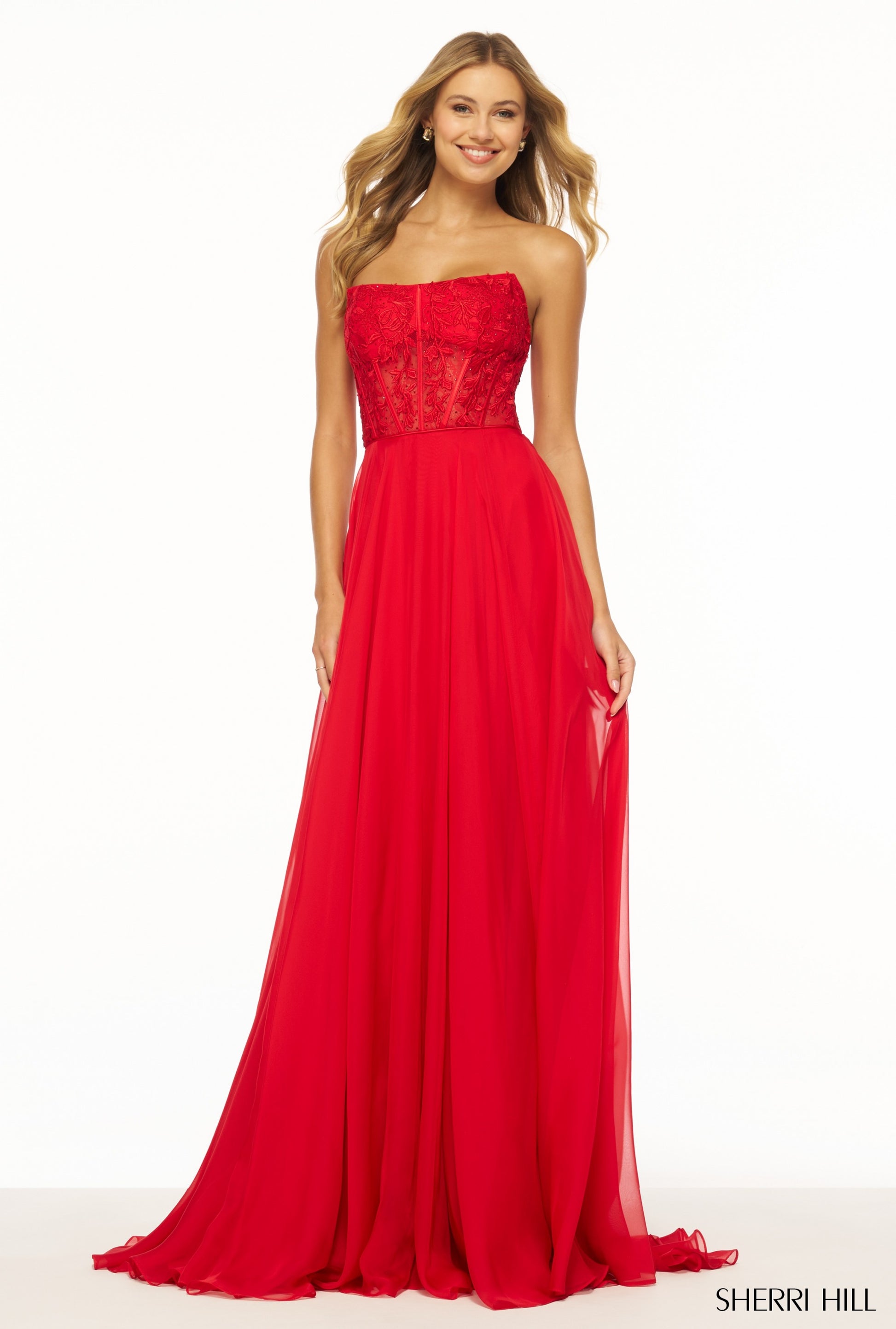 chinese dress ladies Sherri Hill 55682 main image 0