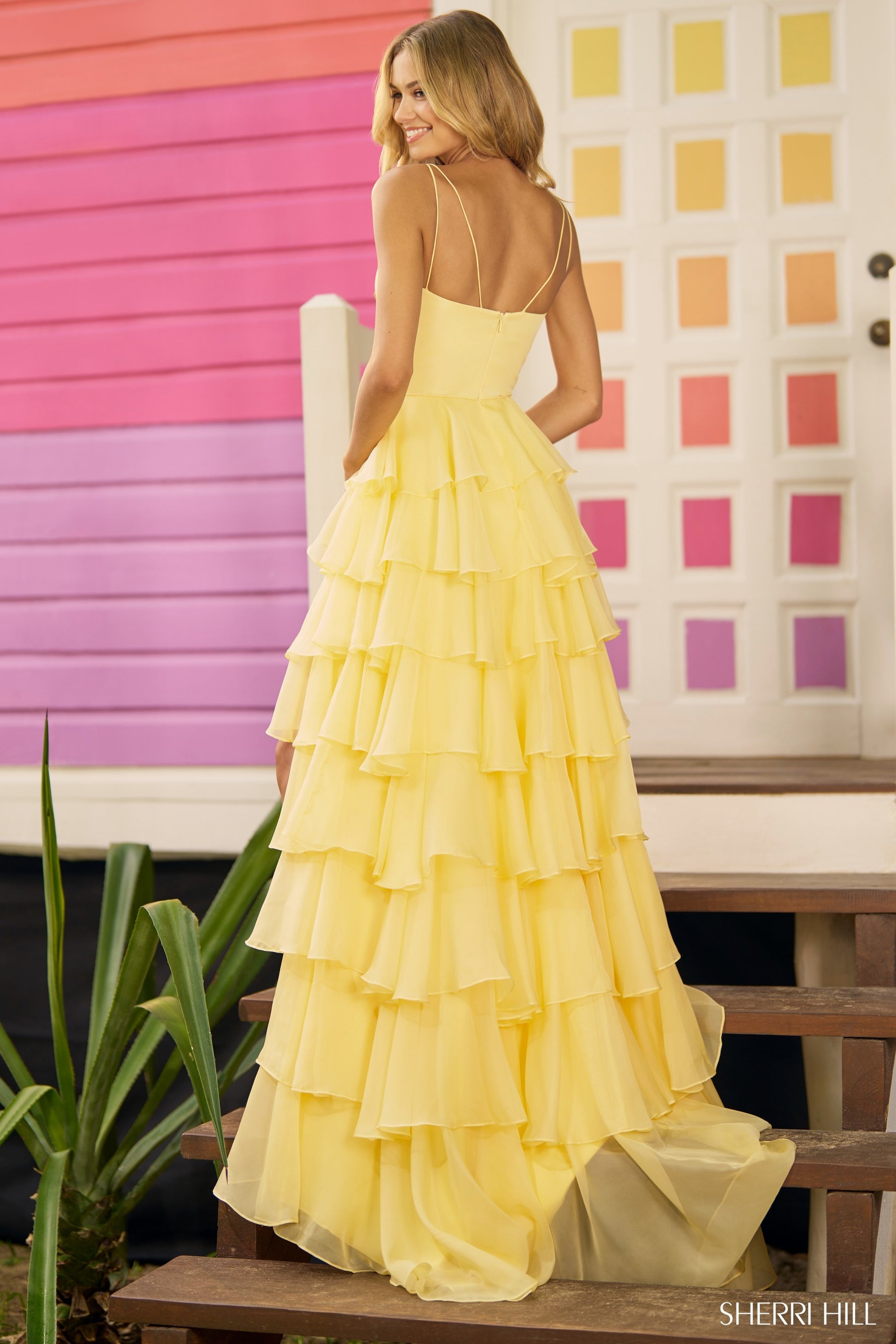Sherri-Hill-56108-V-Neck-Neckline-A-Line-Chiffon-Taffeta-Fabric-Yellow-Long-Dress-Evening-Gown-Prom-Dress-Sherri-Hill-2024